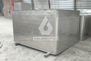 Bể vuông inox bo góc tạo gân tăng cứng Nam Á