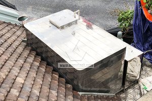 Bể nước mái - Bể vuông inox đặt nổi